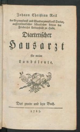 Buch 2: Diaetetischer Hausarzt für meine Landsleute