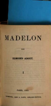 Madelon. 1