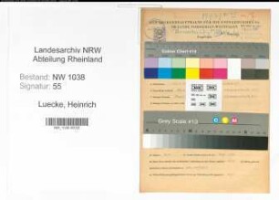 Entnazifizierung Heinrich Luecke , geb. 13.01.1910 (Bauingenieur)