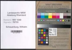 Entnazifizierung Wilhelm Schauenburg , geb. 11.04.1895 (Verwaltungsangestellter)