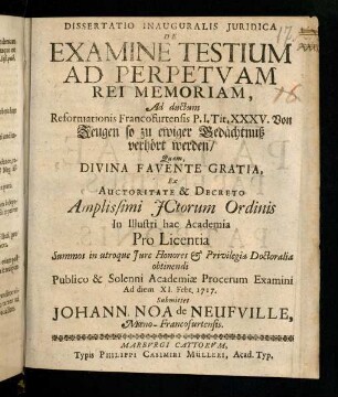 1-24, Dissertatio Inauguralis Juridica