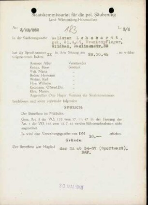 Lehnhardt, Waldemar