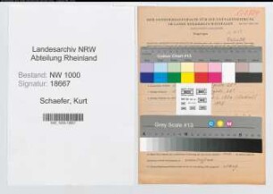 Entnazifizierung Kurt Schaefer, geb. 29.09.1910 (Ingenieur)