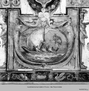 Deckenfresko mit Grotesken und mythologischen Episoden - affreschi con le grottesche ed episodi mitologici