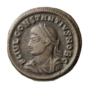 Münze, Follis, Aes 3, 325 - 326 n. Chr.