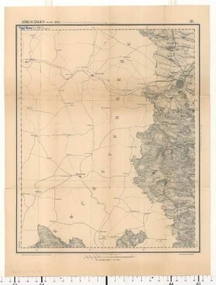 Topographischer Atlas vom Königreiche Baiern diesseits des Rhein. [52], Noerdlingen