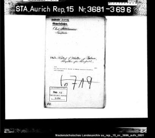 Die dem Wallrich E. Müller in Bühren erteilte Erlaubnis zum Kramhandel