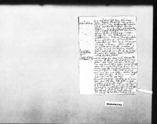 Entwurf einer Antwort Schickhardts auf das herzogliche Reskript (Gutachten zu den Bergwerken) (Folio)