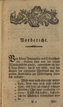 Beantwortung eines Werkleins, welches unter dem Titel: Die Reformation in Deutschland, zu Ende des achtzehnten Jahrhunderts, neuerdings erschienen ist