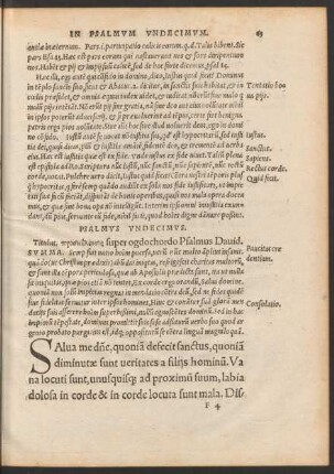 Psalmus Undecimus. - Psalmus XX.