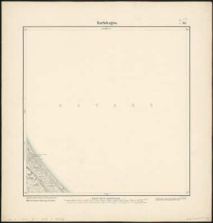 Meßtischblatt 517, neue Nr. 1849 : Karlshagen, 1886 : Karlshagen. - Aufn. 1885, hrsg. 1886. - 1:25000. - [Berlin]: Reichsamt für Landesaufnahme, 1886. - 1 Kt.
