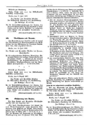 Einsparung von Papier : [Allgemeine Verwaltungssachen] ; [Für das Reich] ; [Amtliche Erlasse] ; [Amtlicher Teil]