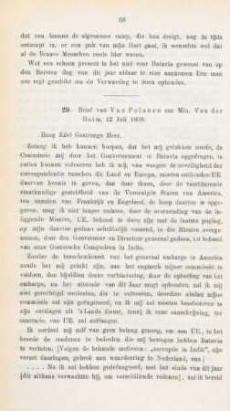 29. Brief van Van Polanen aan Min. Van der Heim, 12 Juli 1808