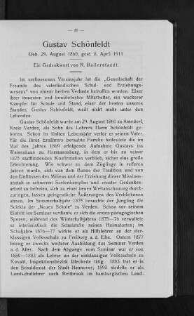 Gustav Schönfeldt