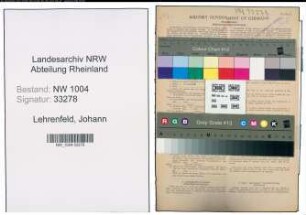 Entnazifizierung Johann Lehrenfeld , geb. 23.03.1898 (Arbeiter)