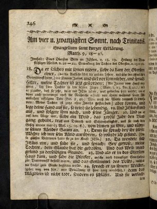246-250, Evangelium samt kurzer Erklaerung; Eingang