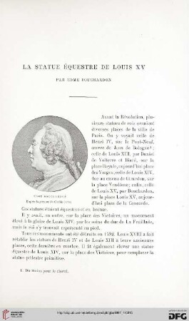 3. Pér. 17.1897: La statue équestre de Louis XV par Edme Bouchardon, [1]