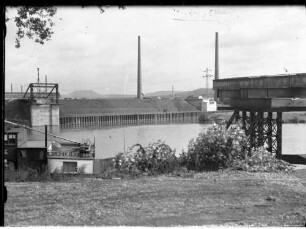 Ulm Donaubrücke: Bau der Pfeiler und Widerlager