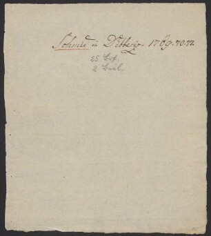 Briefe an Friedrich Nicolai : 02.03.1769-18.04.1777