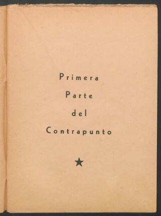 Primera Parte del Contrapunto