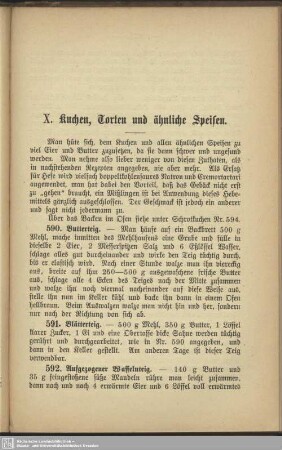 X. Kuchen, Torten und ähnliche Speisen