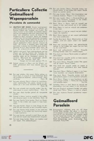 Geëmailleerd Porselein (Nr. 590-621)