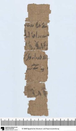 Demotischer Papyrus, Querformatbrief