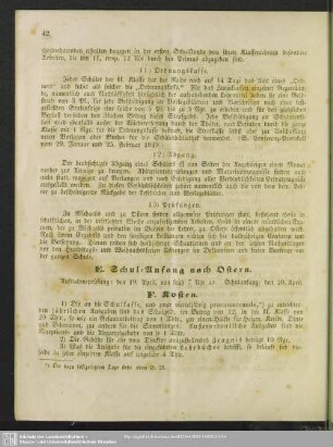 E. Schul.Anfang nach Ostern