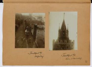Rathaus, Frankfurt/Oder. Marienkirche, Frankfurt/Oder: Ansichten (aus: Skizzen- und Fotoalbum 29)