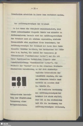 Das Auflösungsvermögen der Netzhaut