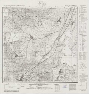 3049 Gr. Ziethen, Topographische Karte 1:25000 (4cm - Karte)