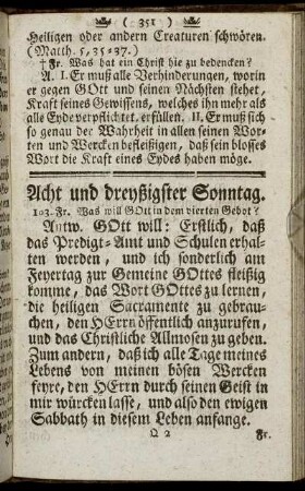 Acht und dreyßigster Sonntag. - Zwey und vierzigster Sonntag.
