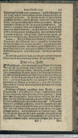 Das 1679. Jahr