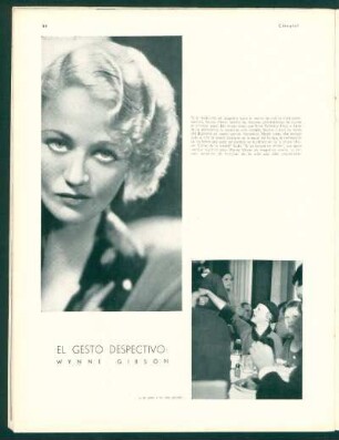 El gesto despectivo - Wynne Gibson