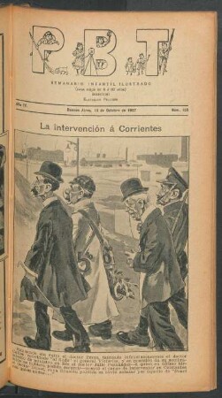 La intervención á Corrientes - [Caricatura]