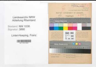 Entnazifizierung Franz Lintel-Hoeping , geb. 07.07.1894 (Beamter)