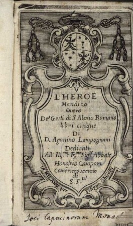 L' heroe medico : overo de'gesti di S. Alessio Romano