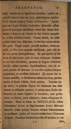 Lexicon manuale hebraicum et chaldaicum
