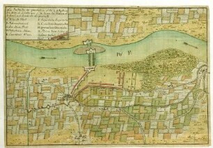 WHK 19 Krieg des Deutschen Reichs mit Frankreich: Plan der Schlacht bei Guastalla am Po, 19. September 1734