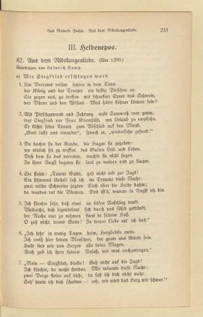 III. Heldenepos