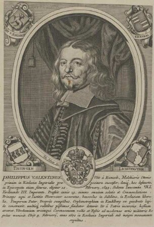 Bildnis von Philippus Valentinus Voit â Rieneck
