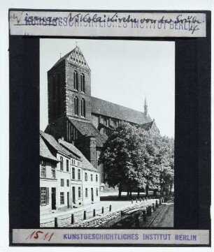 Wismar, Nikolaikirche : Gesamtansicht von SW