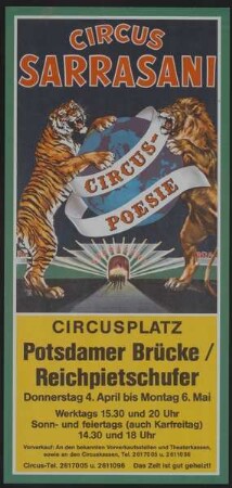 Circus Sarrasani - Circus-Poesie, Berlin, ohne Jahr