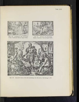 Tafel XXV Abb. 46. Christoff Murer, Die Entscheidung des Hercules, Radierung A. 48.