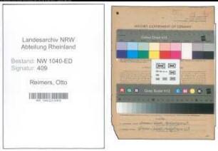 Entnazifizierung Otto Reimers , geb. 26.02.1904 (Lehrer)