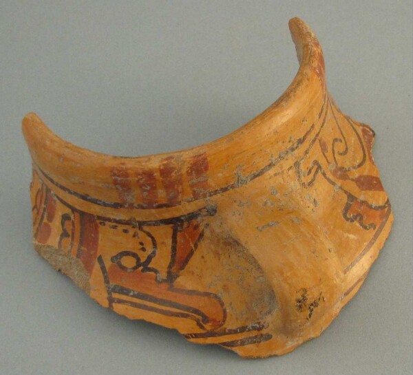 Fragment of a clay vessel