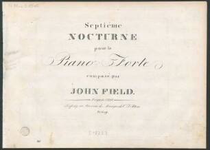 Septième Nocturne pour le Piano-Forte