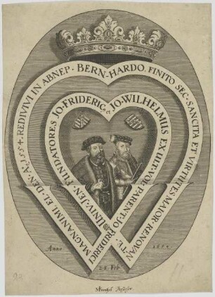 Doppelbildnis des Jo. Fridericus und des Jo. Wilhelmus