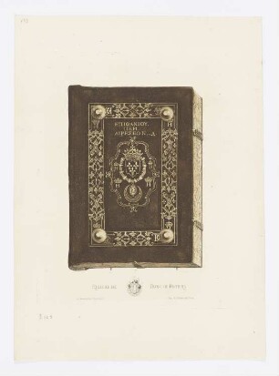 Reliure de Diane de Poitiers, aus: "Geschichte der Bibliophilie"