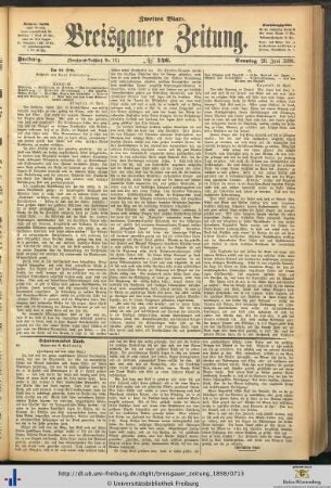 26.06.1898 (Zweites Blatt)